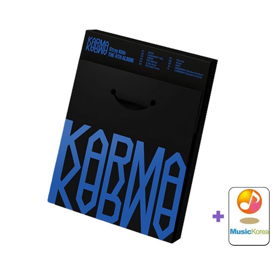 Stray Kids - The 4th Album [KARMA] (Compact Ver.) + MusicKorea Photocard